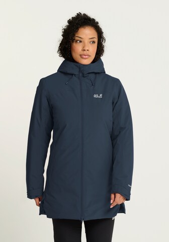 JACK WOLFSKIN Winter Coat in Blue: front