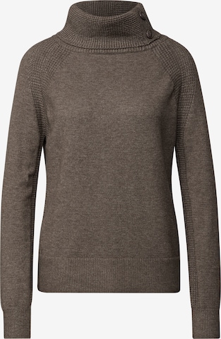 STREET ONE Sweater in Brown: front
