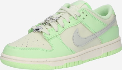 Nike Sportswear Låg sneaker 'DUNK' i ljusgrå / ljusgrön / off-white, Produktvy