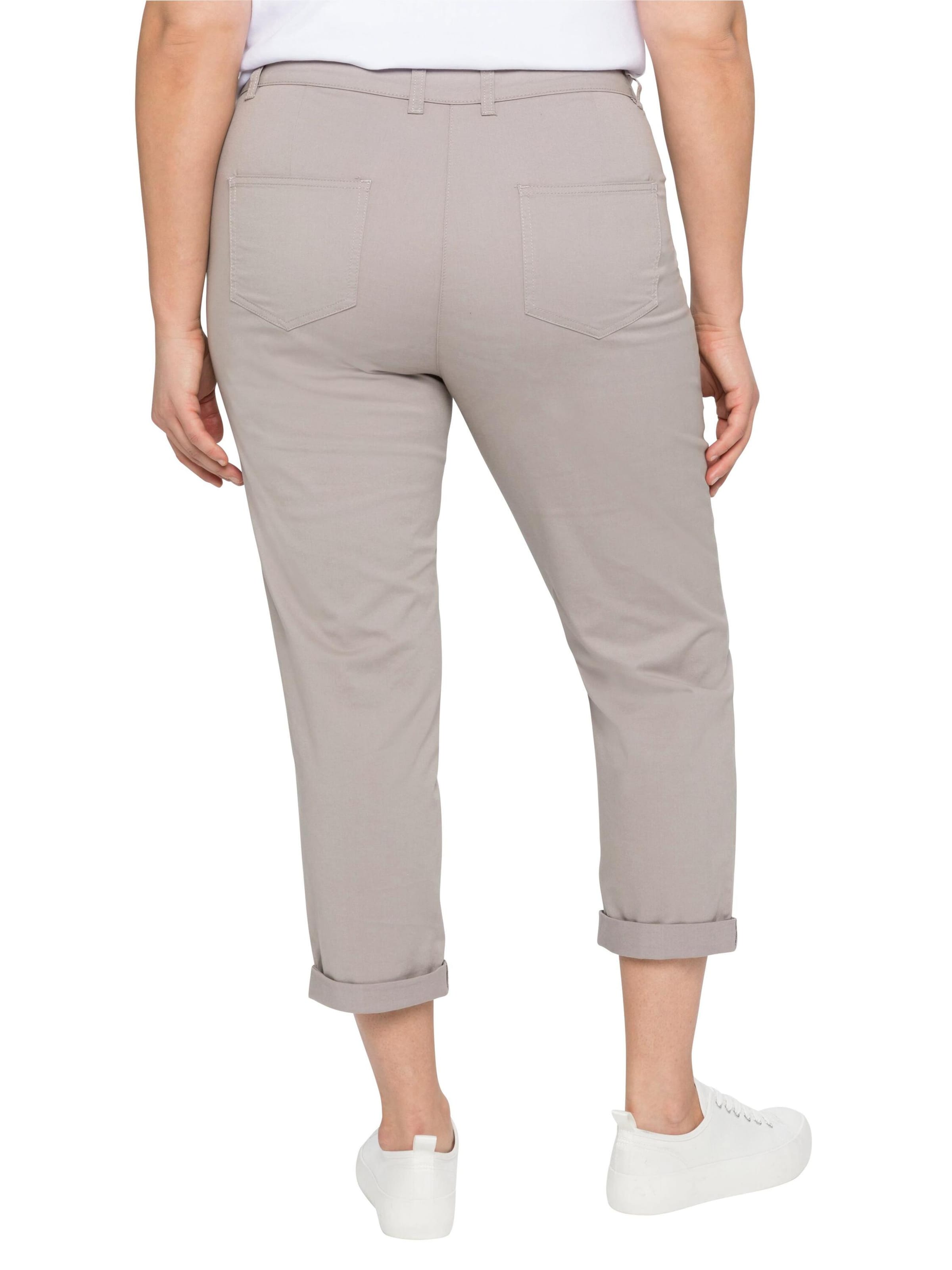 Slimfit Pantaloni di SHEEGO in grigio