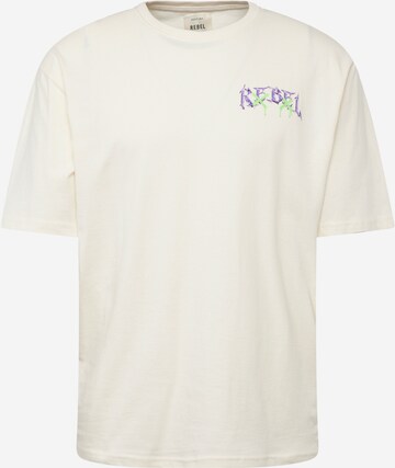 T-Shirt 'Dawson' Redefined Rebel en beige : devant