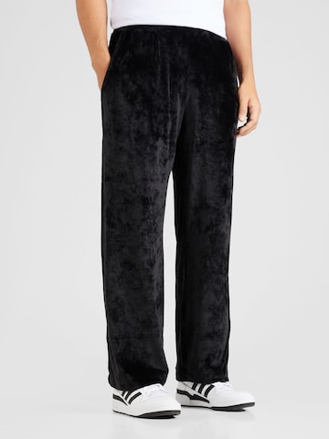 Wide Leg Pantalon GCDS en noir : devant