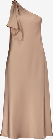 Robe de cocktail Vera Mont en beige : devant