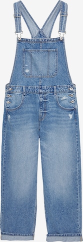 Pull&BearLoosefit Traperice s tregerima - plava boja: prednji dio