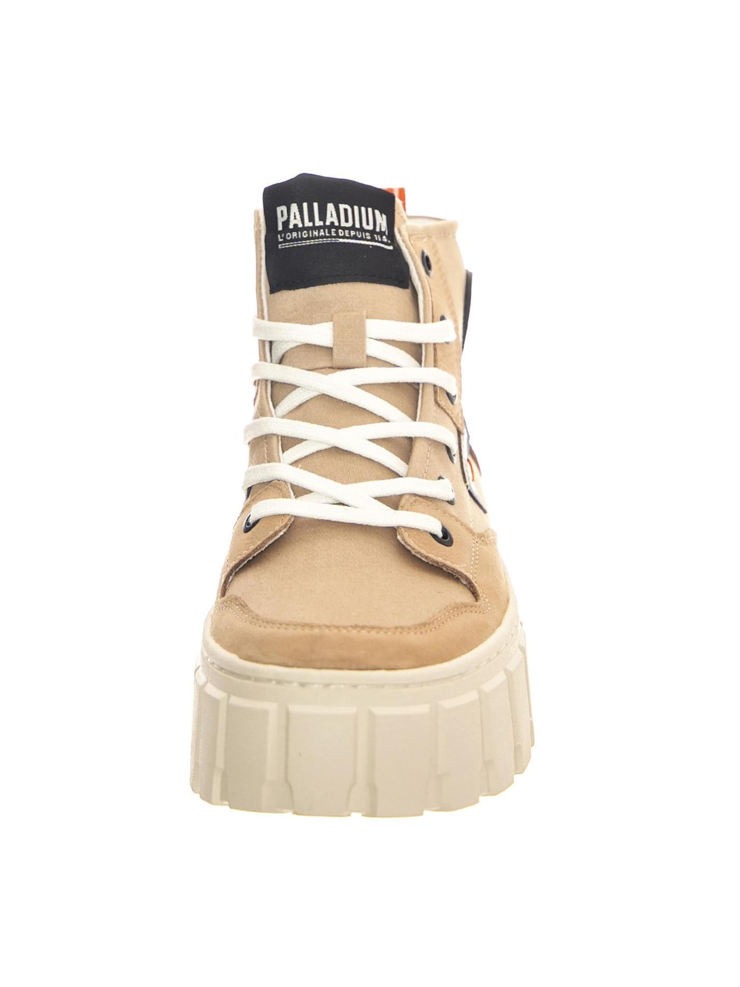 Palladium Støvler 'PALLATOWER HI NUDE DUST' i beige