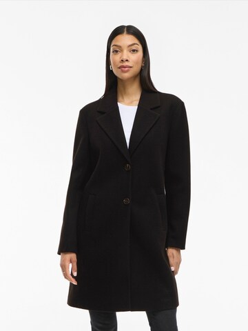 VILA Between-seasons coat in Black: front
