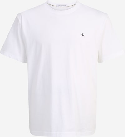 Calvin Klein Jeans Plus T-Shirt en noir / blanc, Vue avec produit
