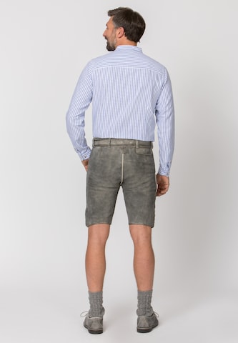 STOCKERPOINT Regular fit Klederdracht overhemd 'Dominik' in Blauw
