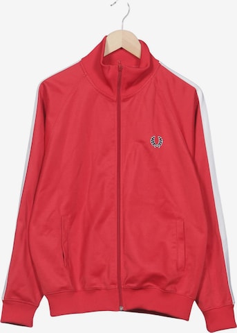Fred Perry Sweater M in Rot: Vorderseite