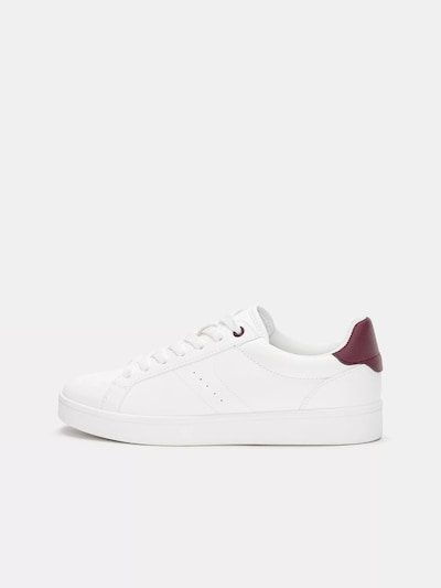 Pull&Bear Trampki niskie w kolorze czekoladowy / białym, Podgląd produktu