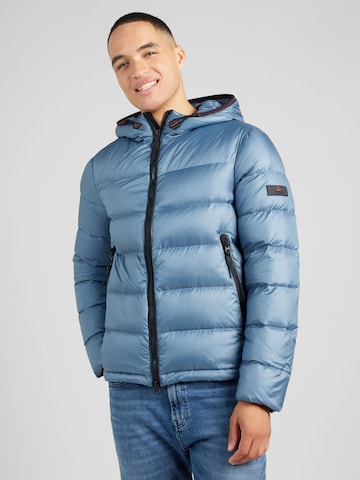 Peuterey Winter Jacket in Blue: front