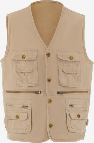 Gilet TALOON en beige : devant