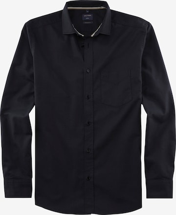 OLYMP Button Up Shirt in Black: front