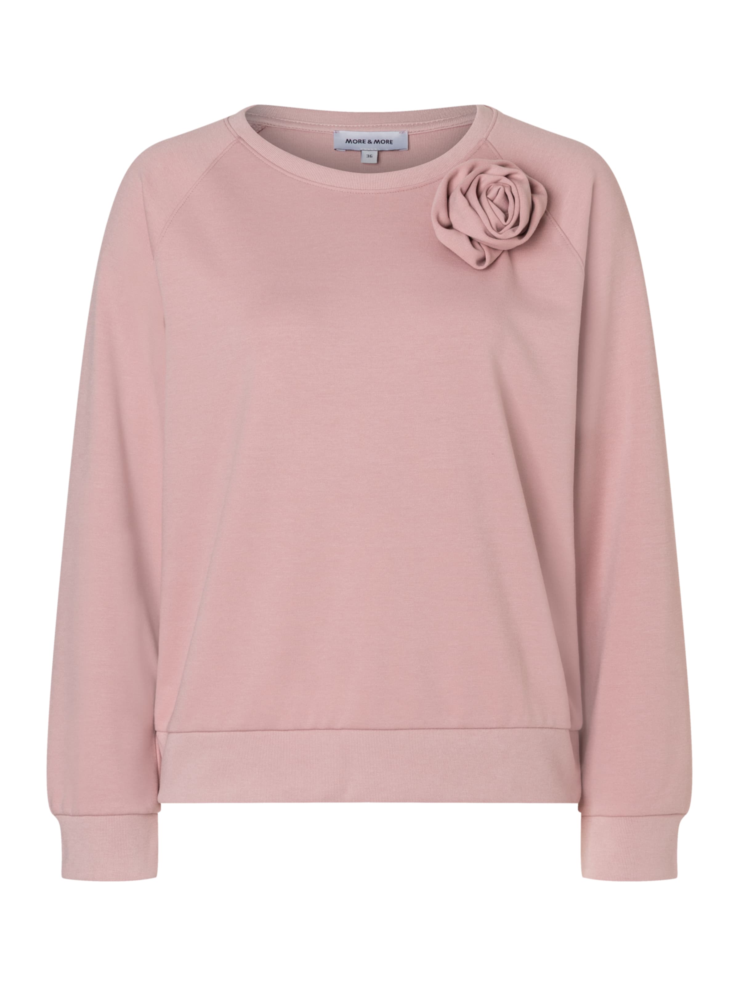 MORE & MORE Sweatshirt in Pink: front