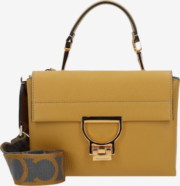 Coccinelle Shoulder Bag in Yellow: front