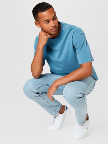 JACK & JONES Shirt 'DOWNTOWN' in Blauw