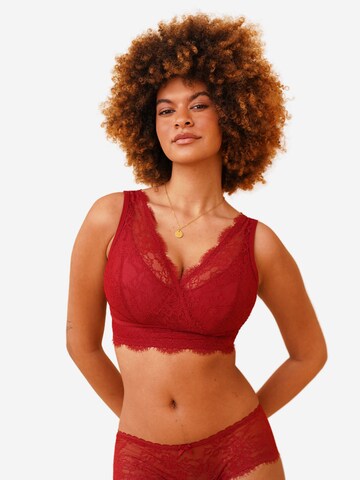 SugarShape Bralette Bra 'Emilia' in Red: front