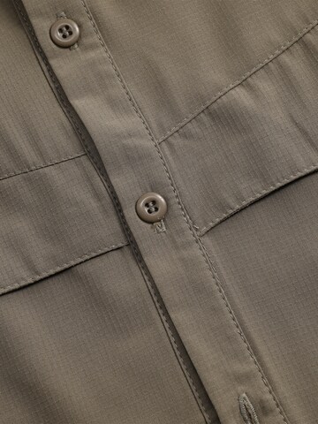 Youthup Comfort fit Button Up Shirt in Green