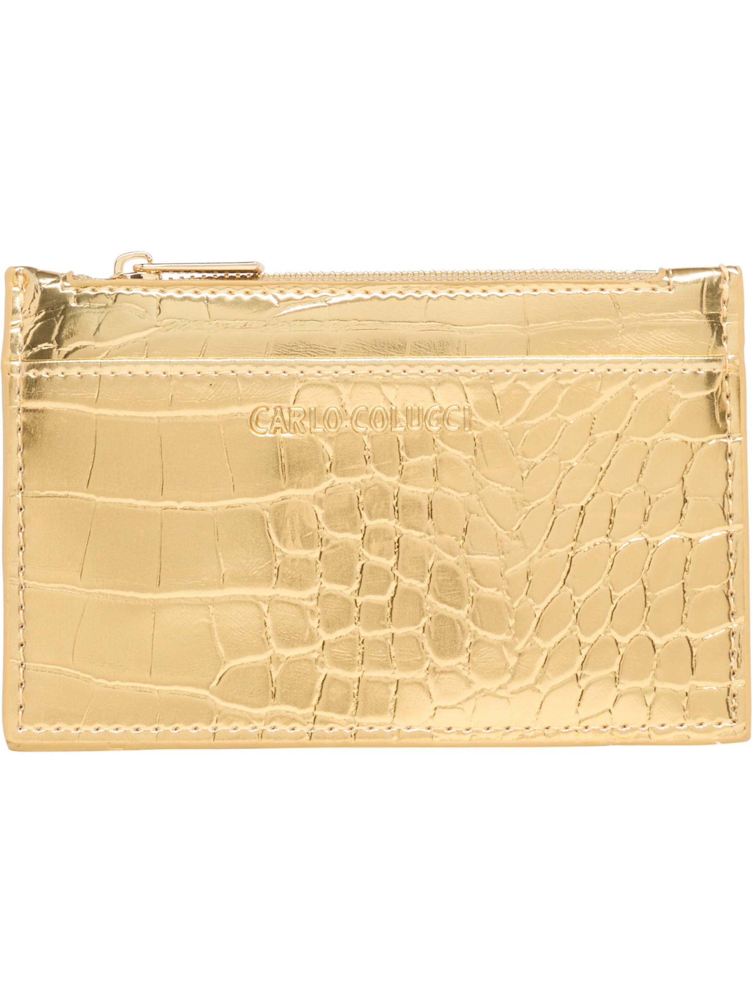 Porte-monnaies 'Delazer' Carlo Colucci en or : devant