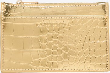 Carlo Colucci Wallet 'Delazer' in Gold: front