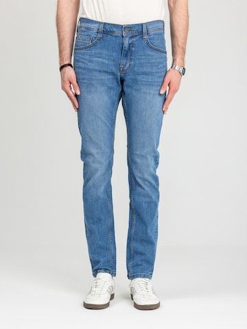 Tapered Jeans 'Mustang Style Oregon Tapered Denim Blue 1018014 5000 682' di MUSTANG in blu: frontale