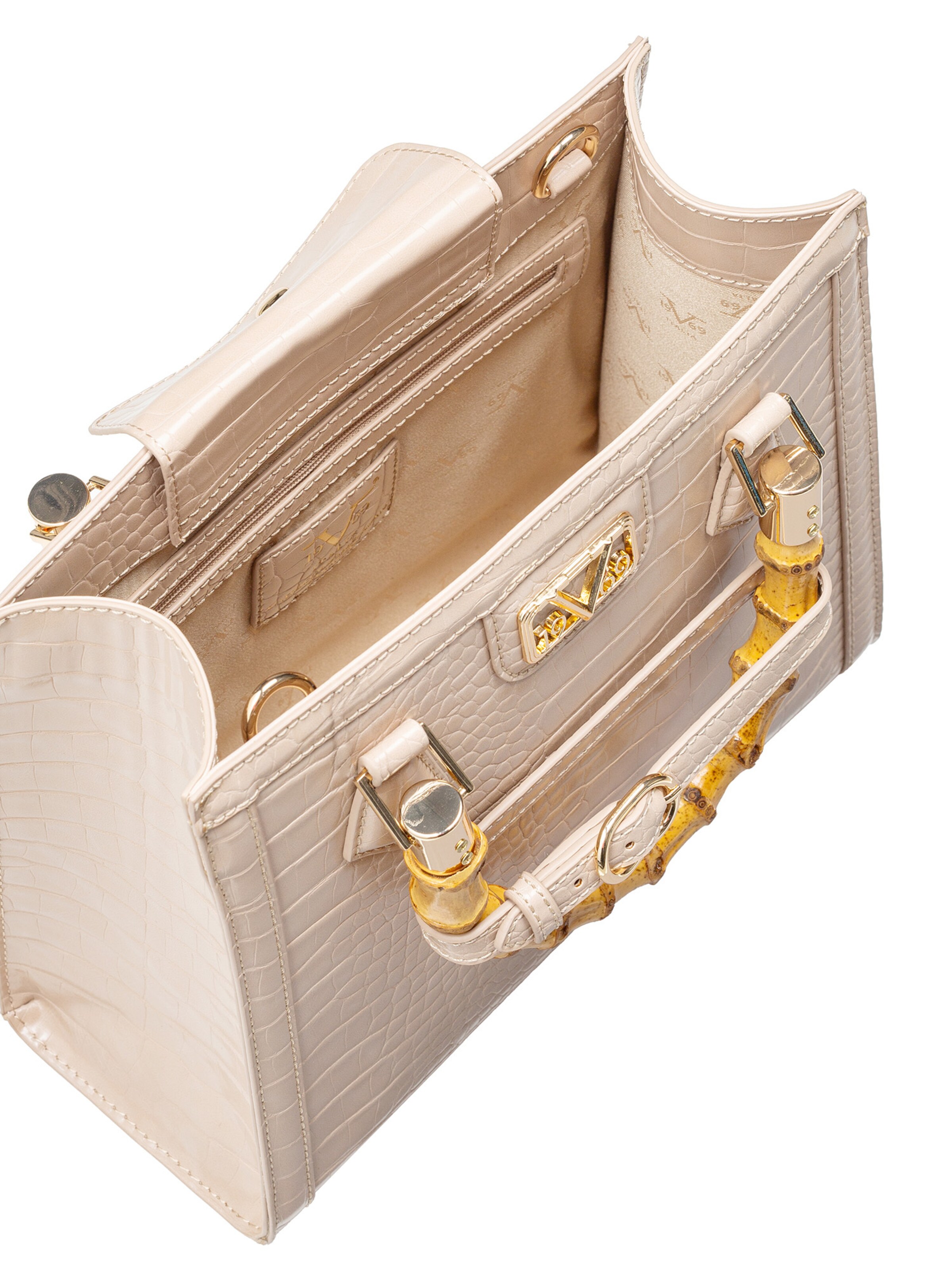 19V69 ITALIA Handtasche 'IVA' in Beige