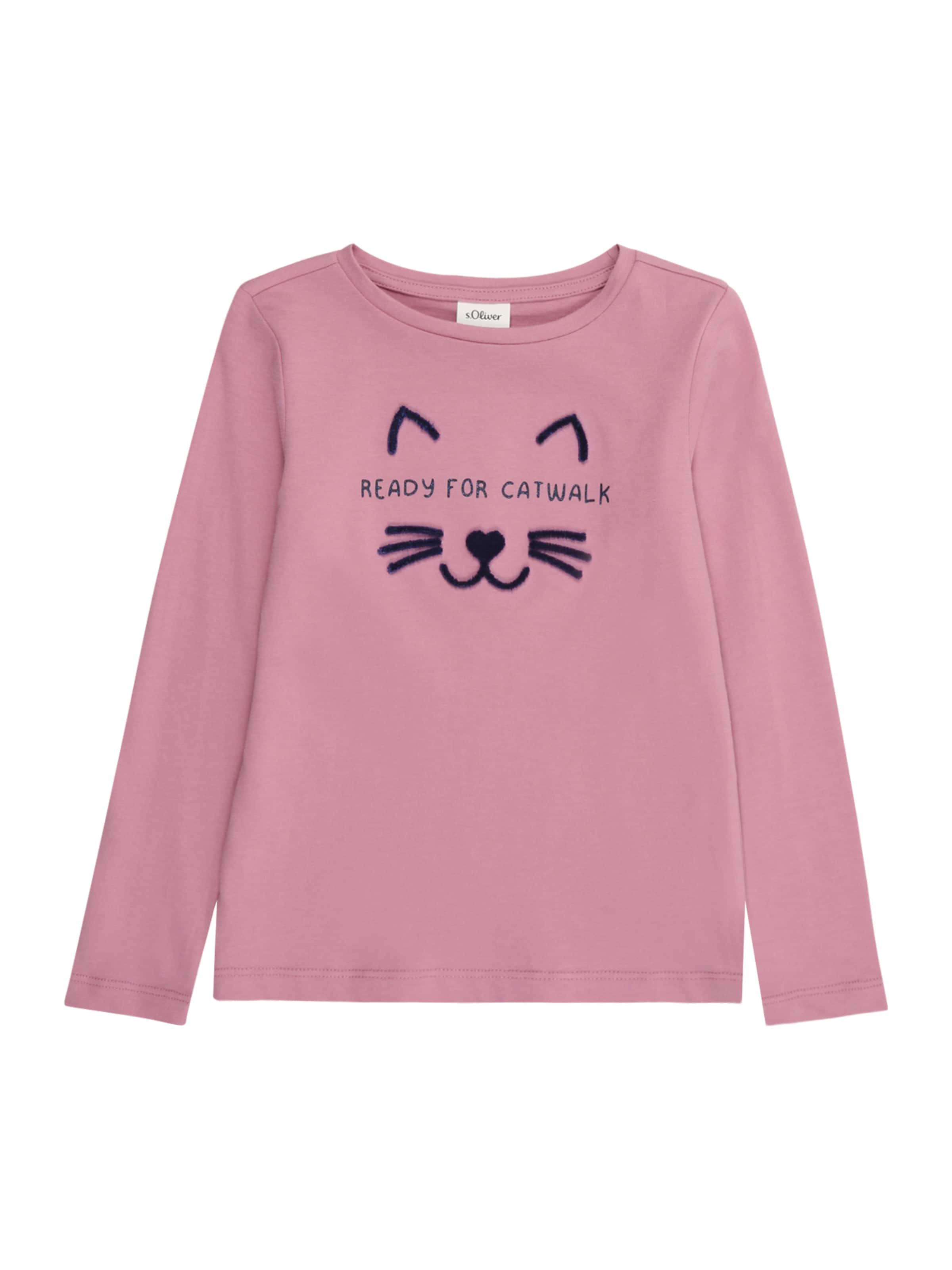 s.Oliver Shirt in Lila: Vorderseite