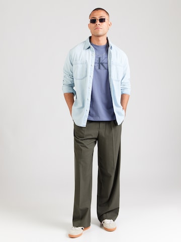 Calvin Klein Jeans - Camisa 'Hero' em azul