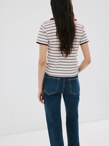 MANGO Tričko 'LIRIA' – červená