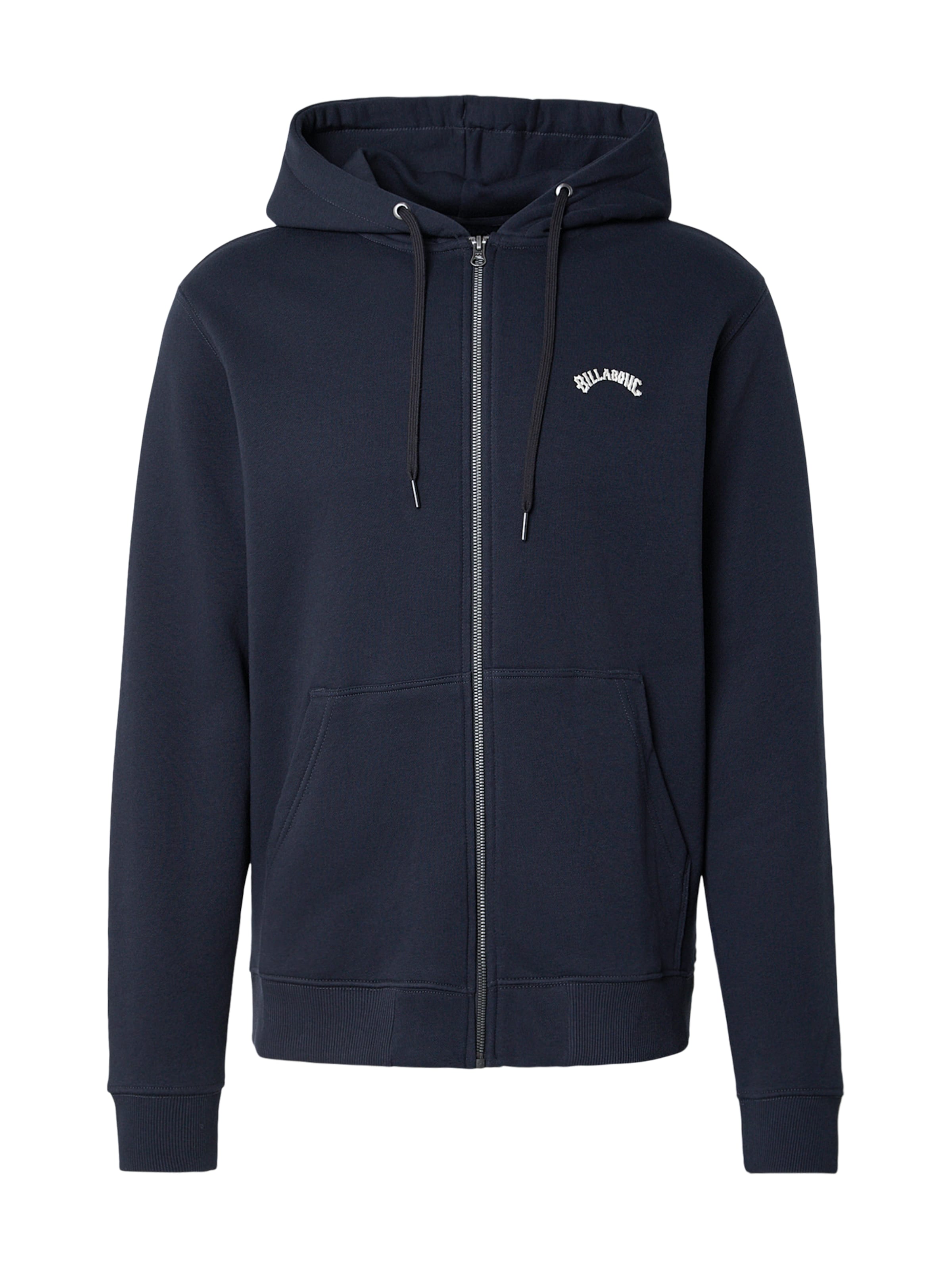 BILLABONG Bluza rozpinana 'Arch' w kolorze czarny: przód