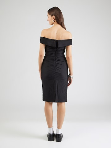 Robe de cocktail mascara en noir