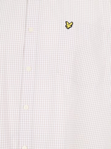 Lyle & Scott Big&Tall Средняя посадка Рубашка в Бежевый