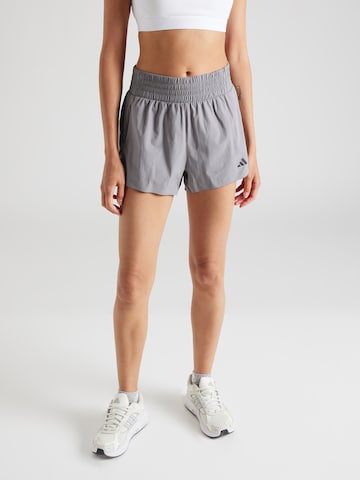 Regular Pantaloni sport 'Pacer Stretch Lux' de la ADIDAS PERFORMANCE pe gri: față