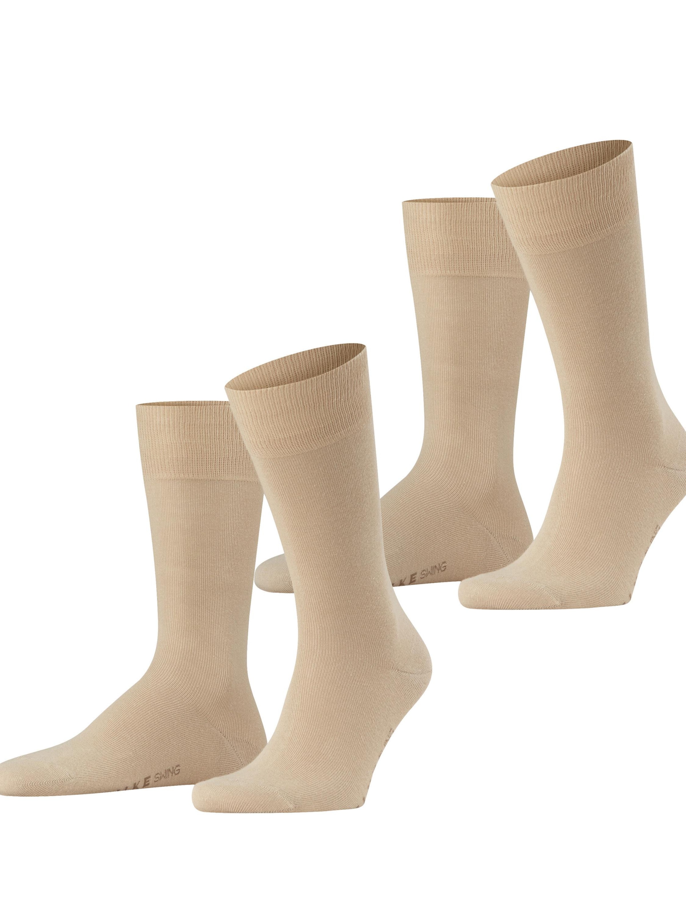 FALKE Socken 'Swing 2-Pack'‌‌‌‌‌ in Beige: Vorderseite
