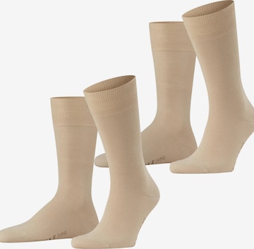 FALKE Socken 'Swing 2-Pack' in Beige: Vorderseite