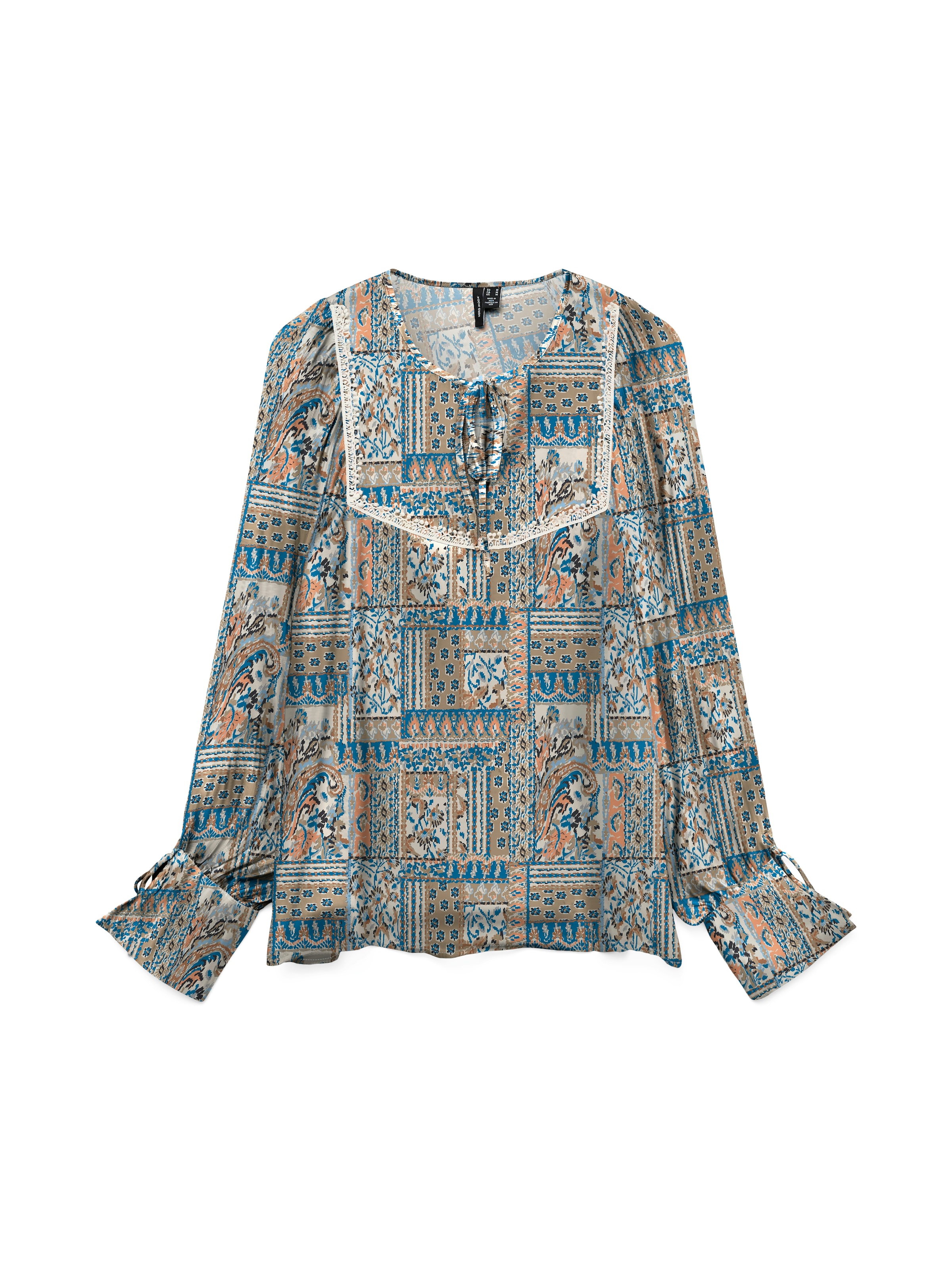 VERO MODA Blúz 'VMLISA LULU' - bézs: elől