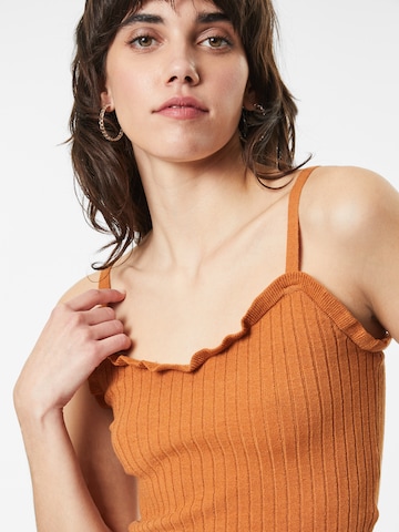 Cotton On Knitted top 'CAMI' in Orange