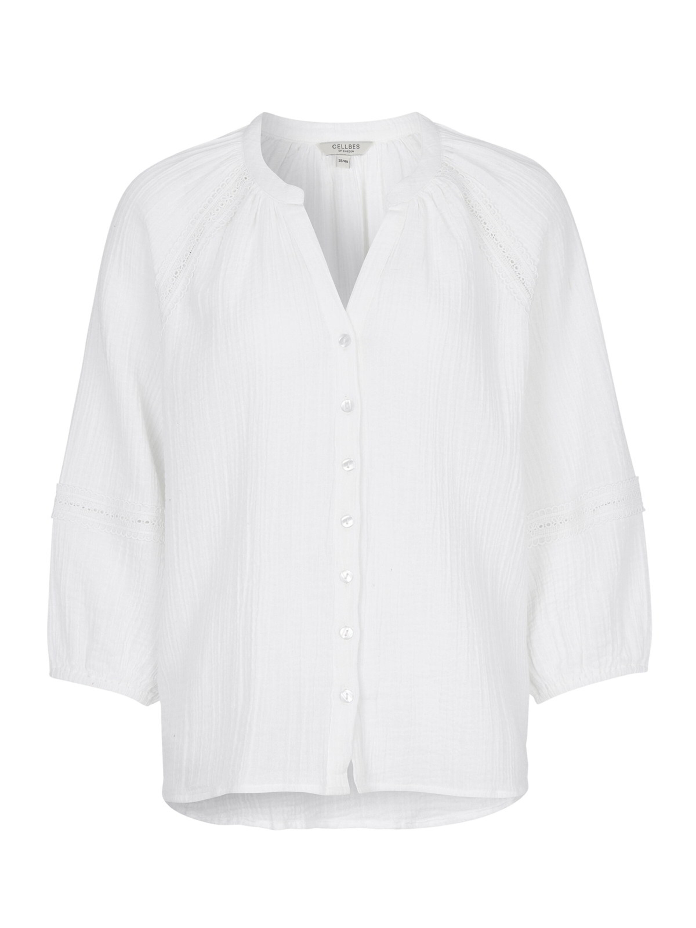 Chemisier Cellbes of Sweden en blanc : devant