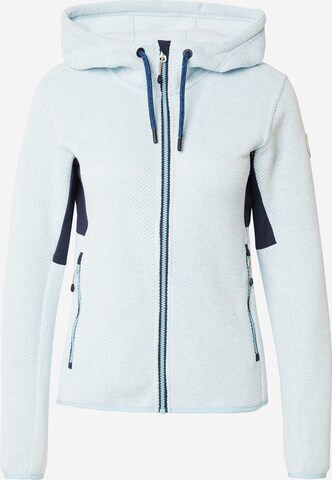 ICEPEAK - Chaqueta polar funcional 'MATTAWA' en azul: frente