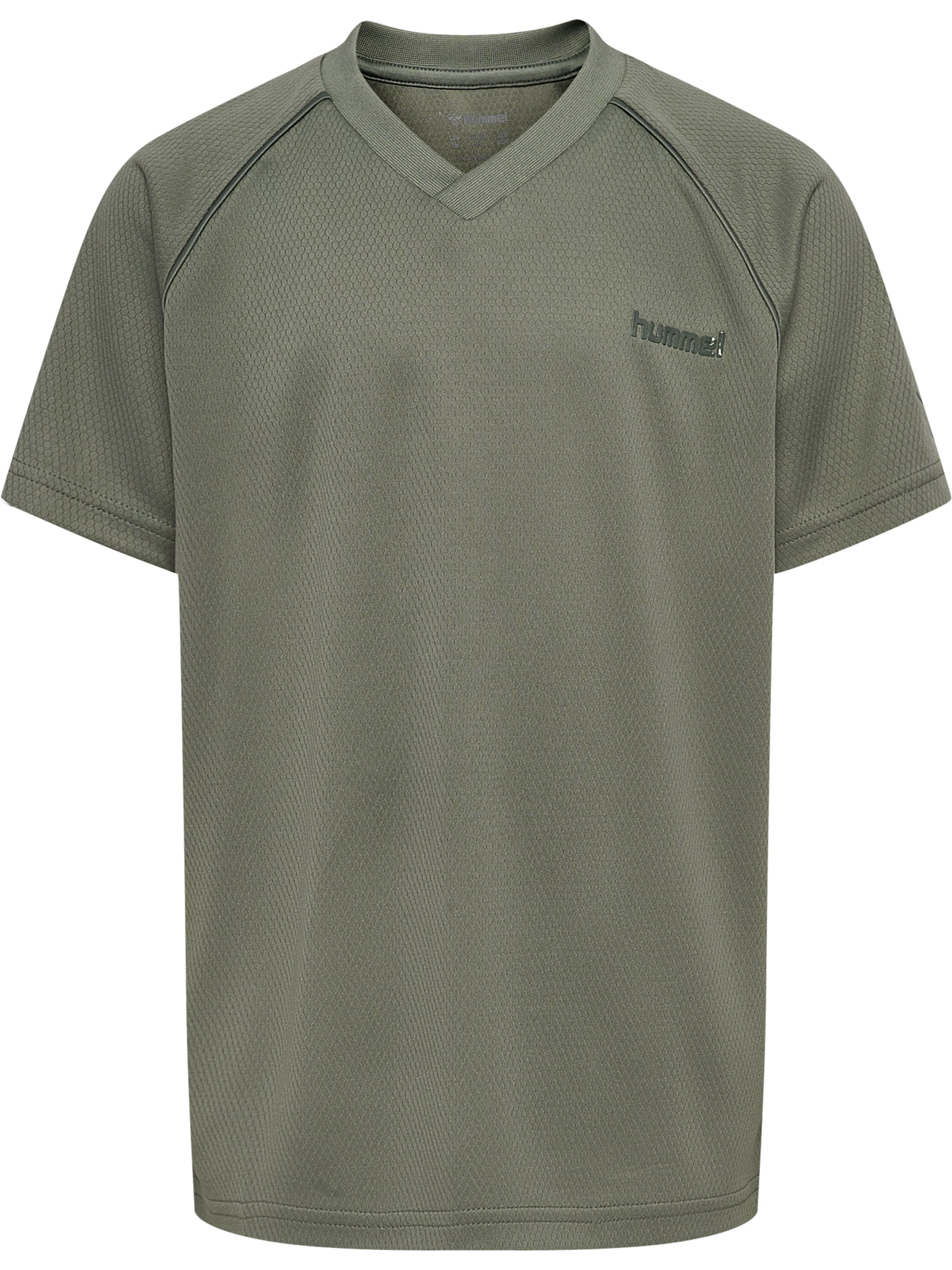 Hummel Functioneel shirt in Grijs: voorkant