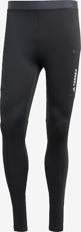 ADIDAS TERREX - Skinny Pantalón deportivo 'Xperior' en negro: frente