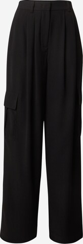 Wide leg Pantaloni cargo 'Shirley' di SOAKED IN LUXURY in nero: frontale