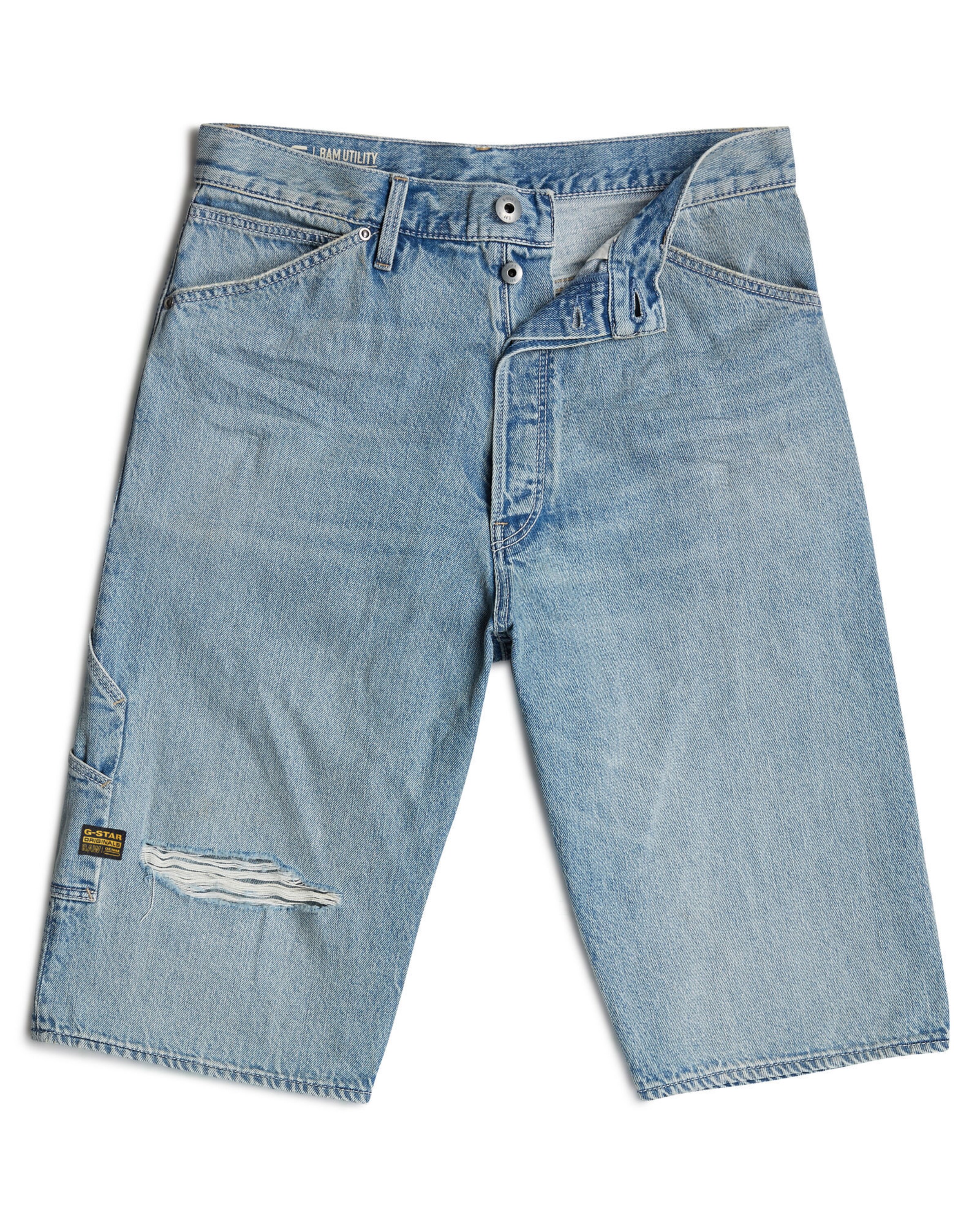 G-STAR Loosefit Jeans in Blauw: voorkant
