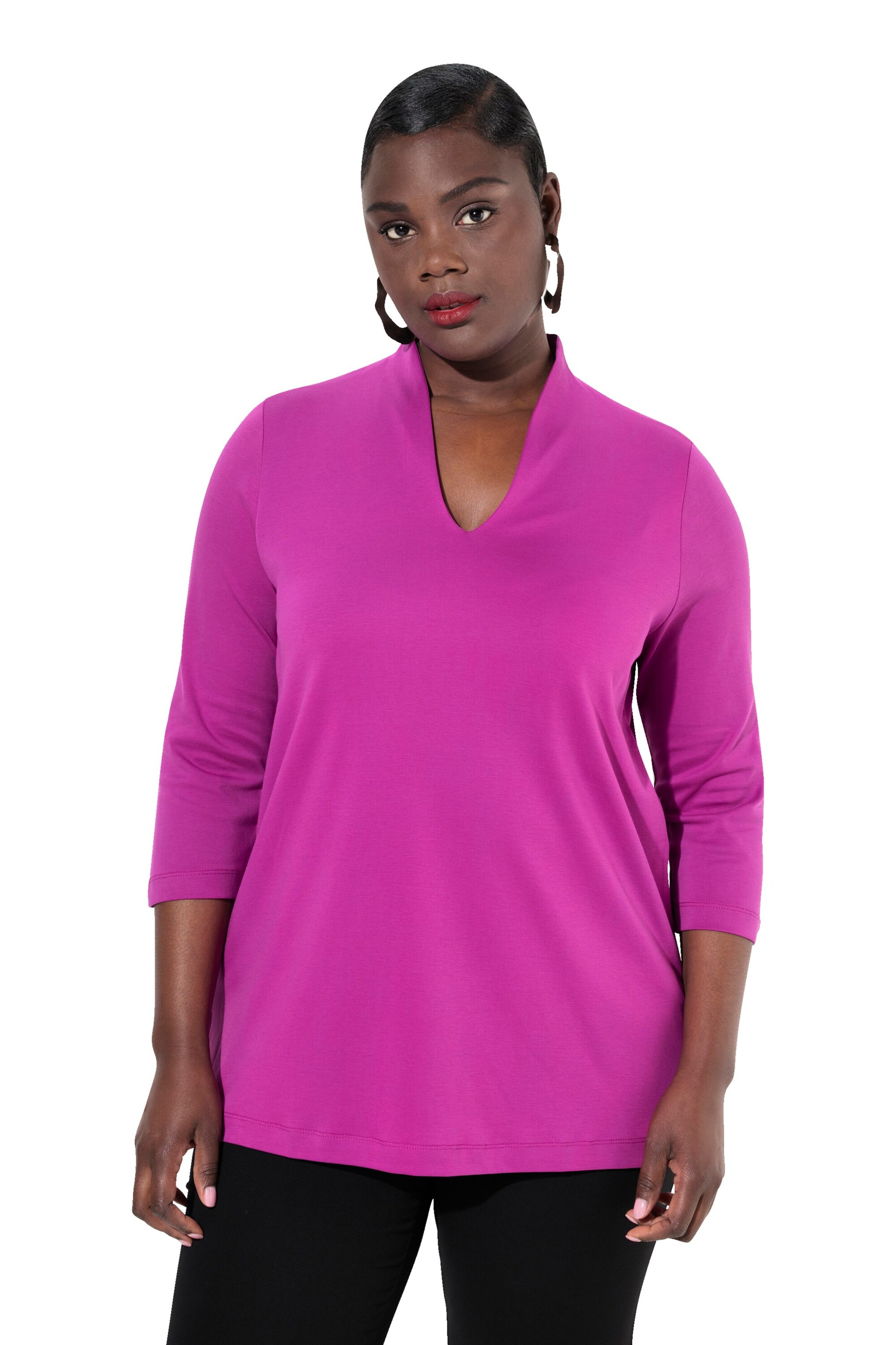 Ulla Popken Shirt in Pink: front