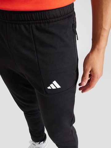 Coupe slim Pantalon de sport 'Pump' ADIDAS PERFORMANCE en noir