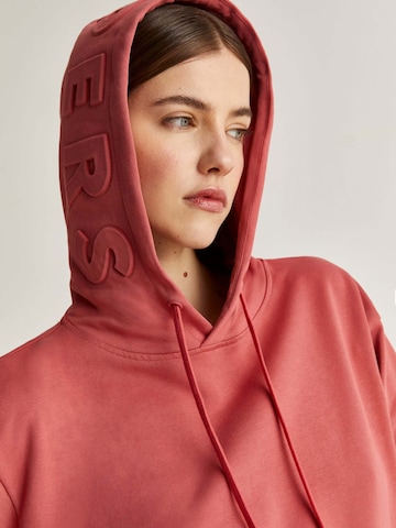 Scalpers Embossed Hoodie Sweater ' ' in Pink