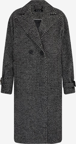 Aligne Between-Seasons Coat 'Ellen' in Black: front