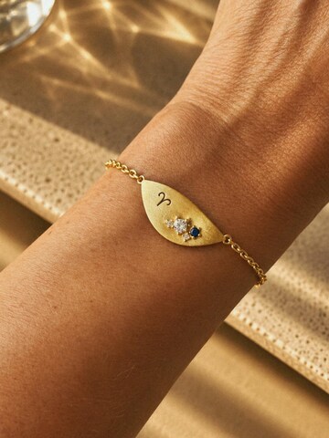 Braccialetto '18k Gold Plated Aries | Ram Zodiac' di Sally Jane Jewelry in oro