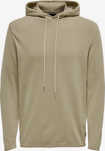 Only & Sons Sweatshirt 'Garson' in Green: front