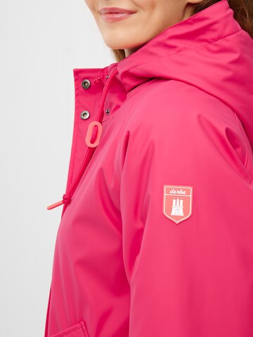Derbe Raincoat 'Tidaholm' in Pink